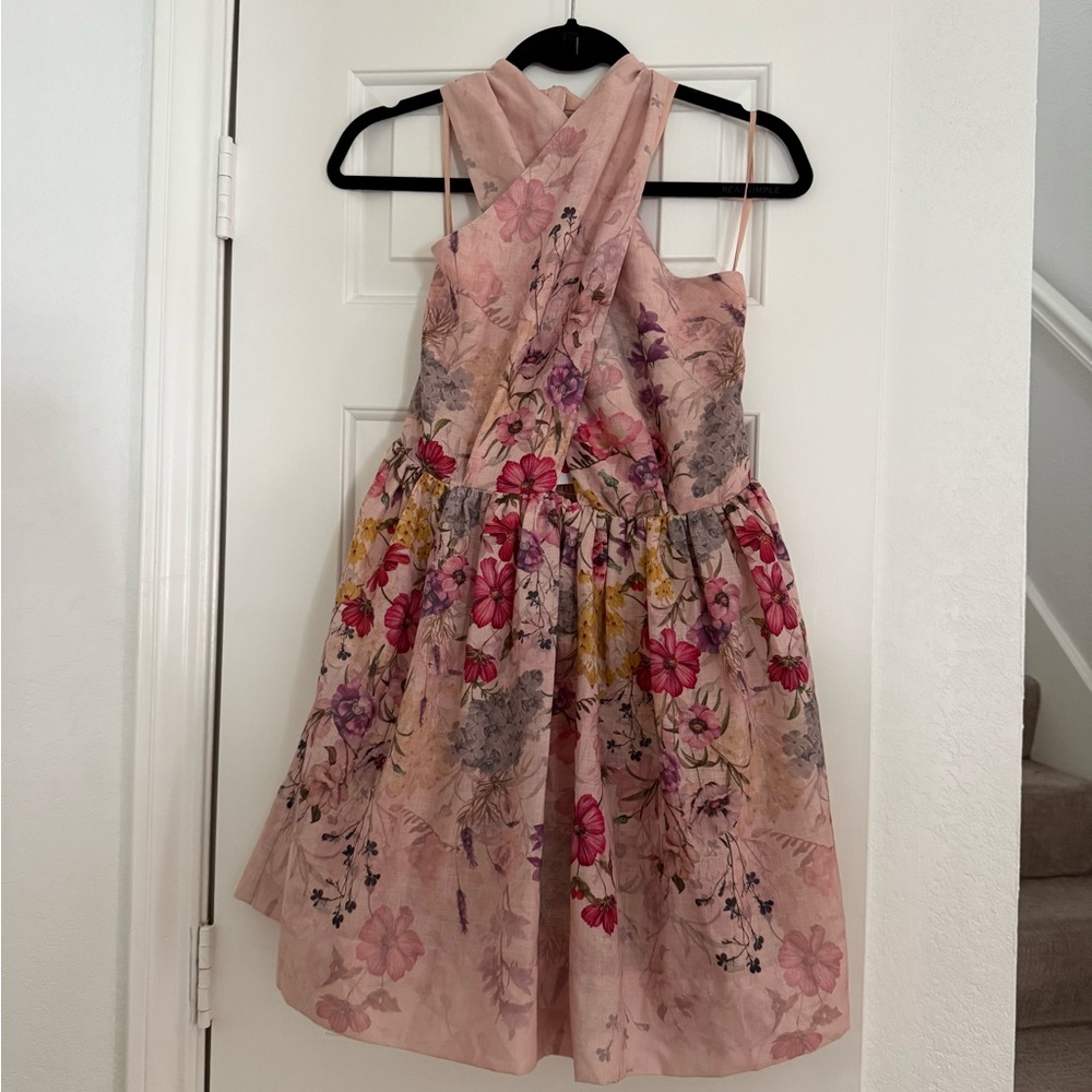 Let Me Be Anthropologie Floral Mini Dress Size Small